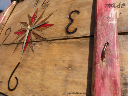 Reloj, rústico, rustic, clock, madera, diseño, decoración, hogar