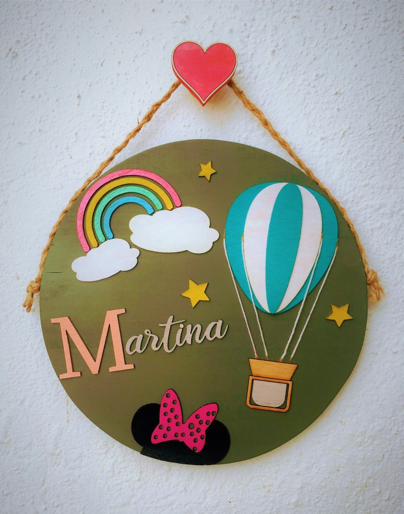 letrero para habitación infantil